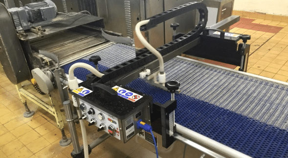 Nettoyeur vapeur tapis convoyeur à mailles Jet System nettoyage industriel